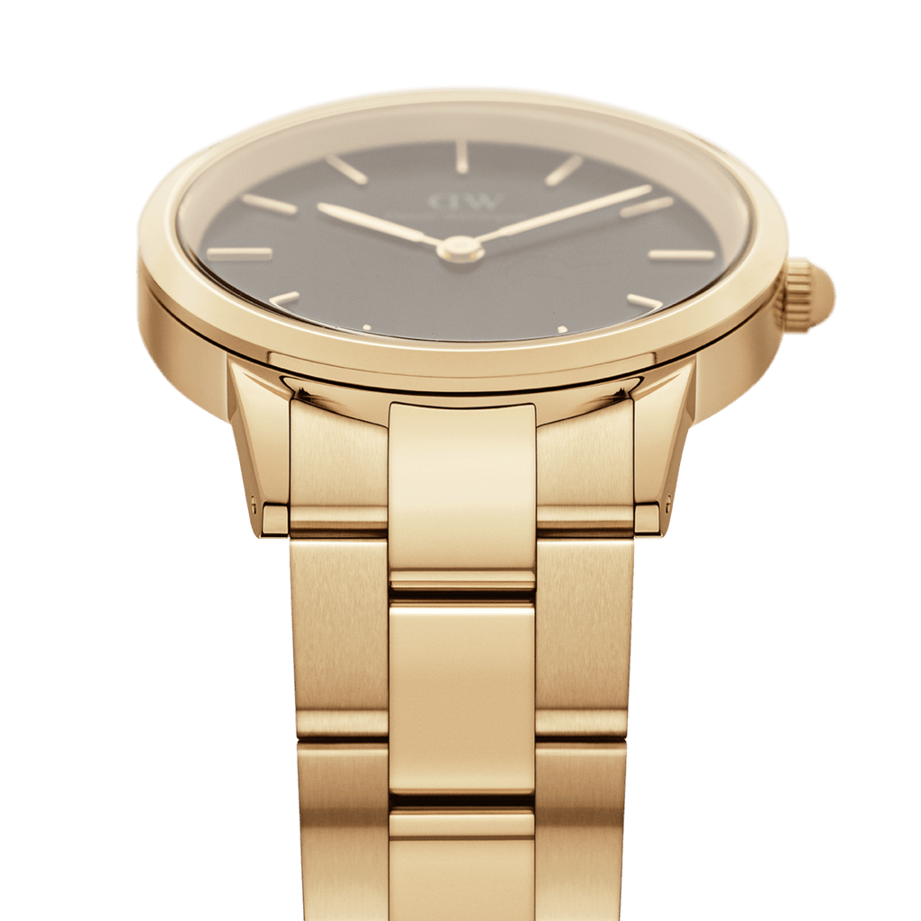 DW Iconic Link Black Gold Watch