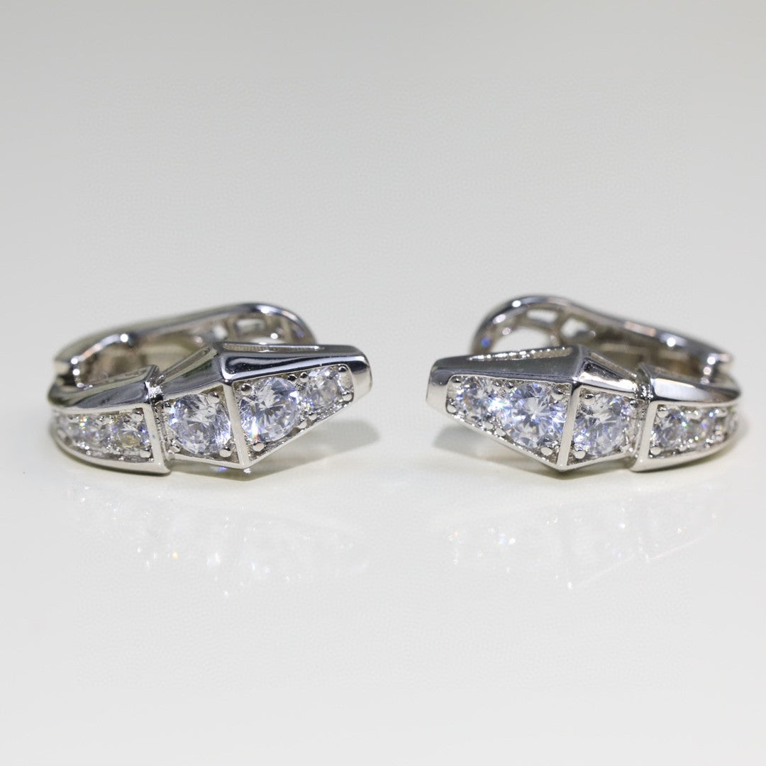 18K BVLGARI Serpenti Diamond Earrings